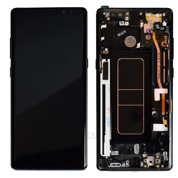LCD SAMSUNG NOTE 8 / N950 ORIGINAL CON MARCO NEGRO