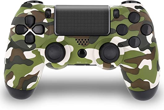 CONTROL DE PLAY 4 (PS4) INALAMBRICO (TIPO ORIGINAL) CAMUFLADO VERDE