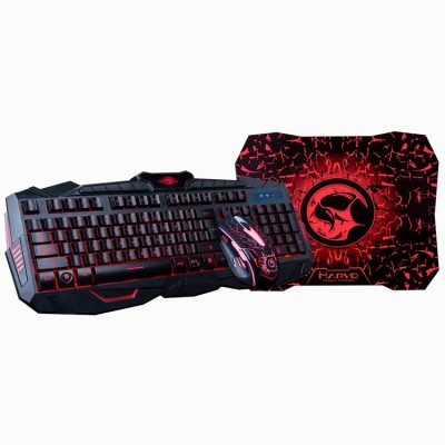 Teclado Y Mouse Marvo Gaming Combo KM400+G1 NEGRO