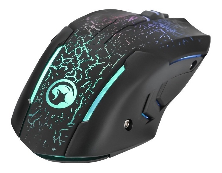 MOUSE ALAMBRICO MARVO GAMER M207 ROJO