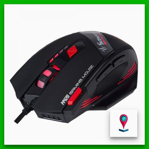 MOUSE ALAMBRICO MARVO GAMER SCORPION M420 NEGRO/ROJO