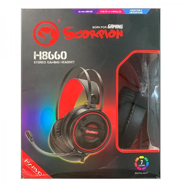 Audifono  Marvo Gamer H8660 NEGRO