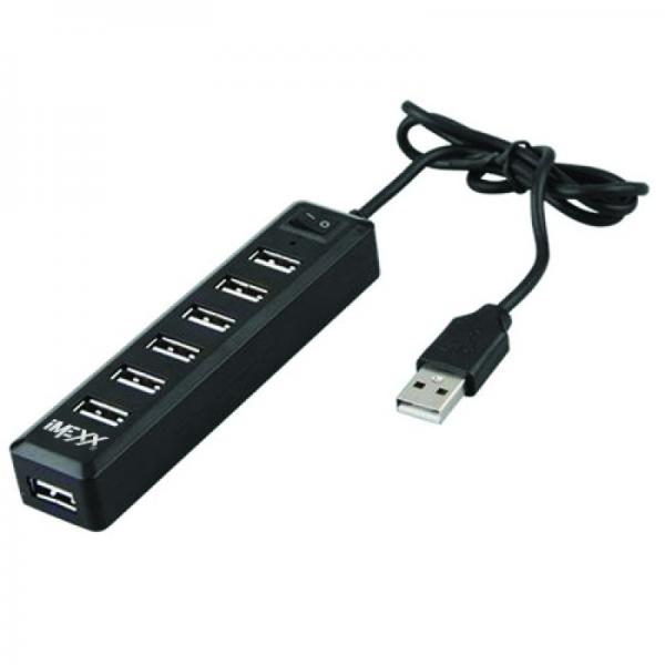 USB IMEXX 7 PUERTOS 2.0 32240 NEGRO
