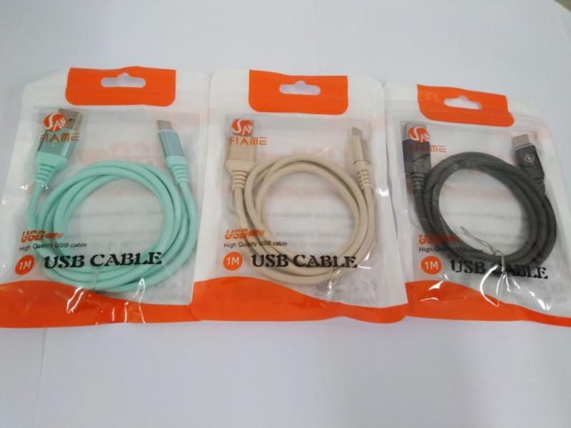 CABLE USB BOLSITA / IPHONE / FIAME COLORES