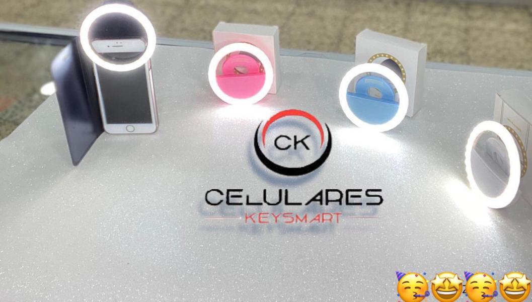 ARO DE LUZ LED PARA CELULAR /36 LED / Negra
