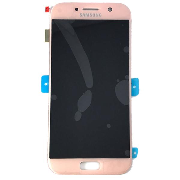 LCD SAMSUNG A7 2017 / A720 CALIDAD OLED ROSADO