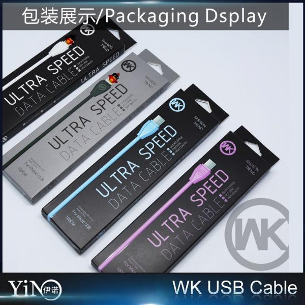 CABLE USB WK / 1MTS TIPO C WDC-041