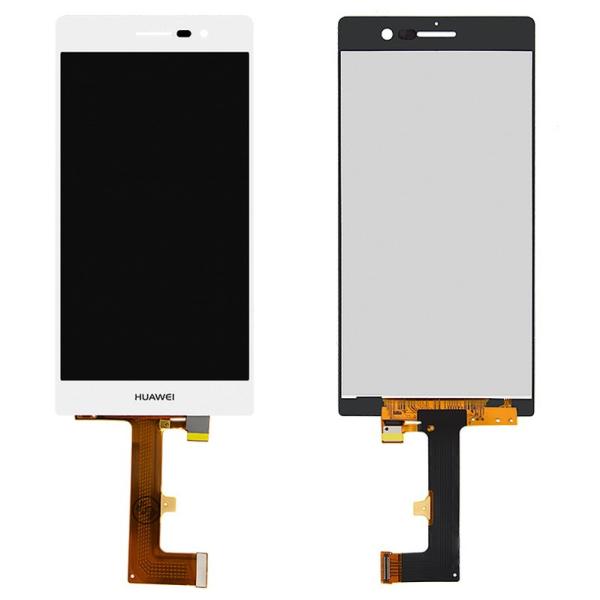 LCD HUAWEI ASCEND  P7 CON MARCO BLANCA