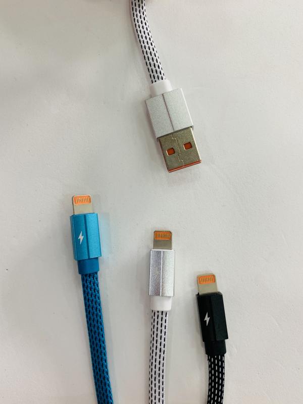 USB TIPO CORDON PLANO IPHONE CARGA RAPIDA