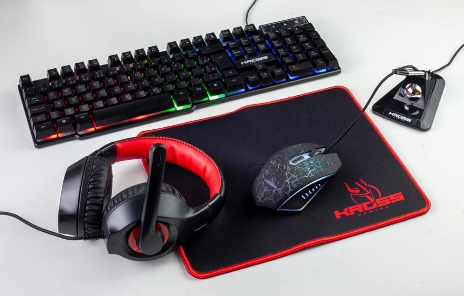 SET KROSS  5 EN 1  KE-GK5150 ROJO / NEGRO