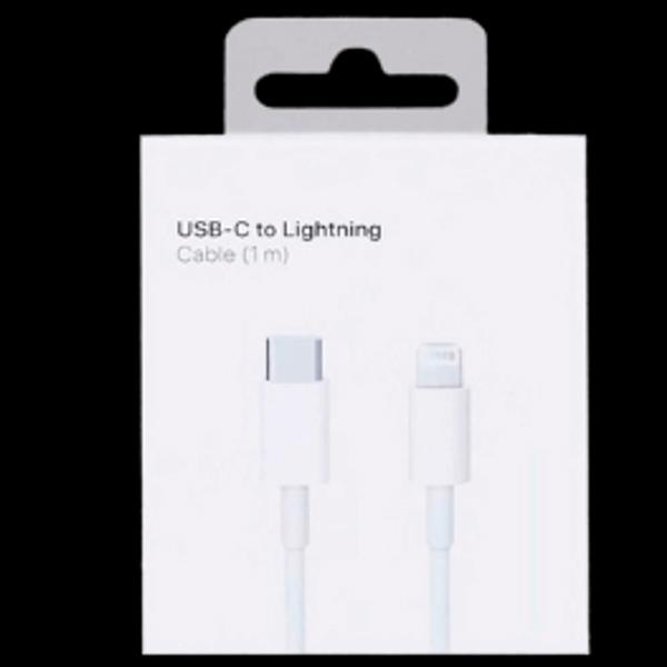 CABLE USB  IPHONE TIPO C A IPHONE 11 TIPO ORIGINAL BLANCO