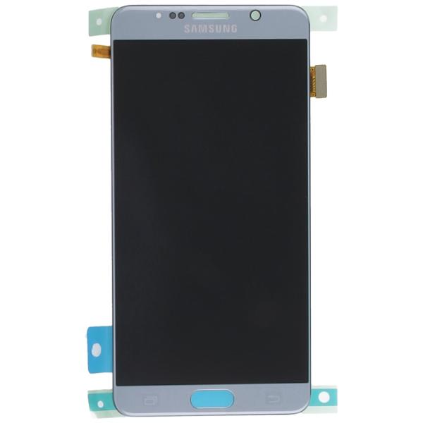 LCD  SAMSUNG GALAXY NOTE 5 N920/ COMPLETA ORIGINAL SIN MARCO SILVER