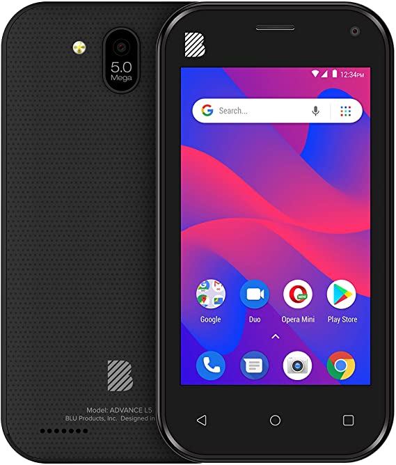 CELULAR BLU L5 A390L NEGRO