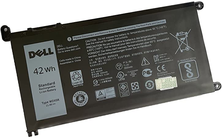 BATERIA LAPTOP DELL GENERICA 42W WDX0R