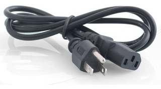 CABLE CORRIENTE PC AC/ 110V NEGRO