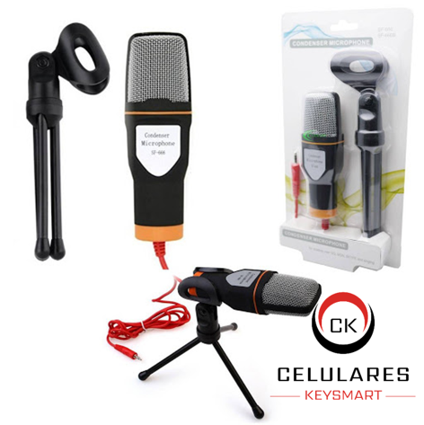 MICROFONO CONDENSADOR CON FICHA 3.5 PARA PC SF-666