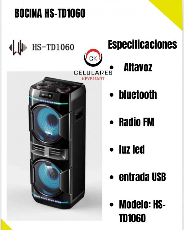 BOCINA BLUETOOTH HS-TD1060