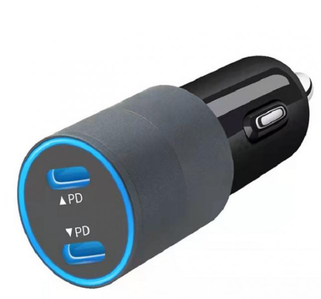 CARGADOR AUTO PD (  TIPO C ) DOBLE IPHONE / SAMSUNG