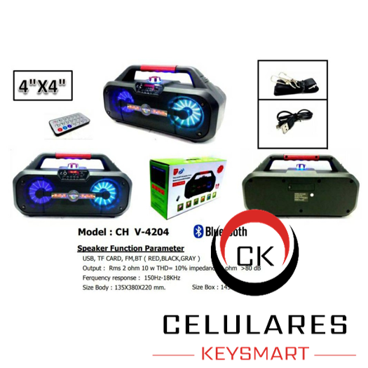 BOCINA BLUETOOTH CH-V4204