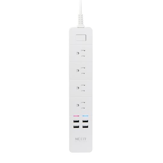 REGLETA 4 SALIDAS CORRIENTE  3 USB T01