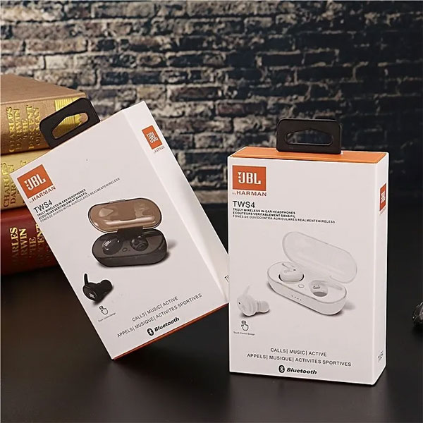 AUDIFONO BLUETOOTH JBL BY HARMAN TWS4 NEGRO