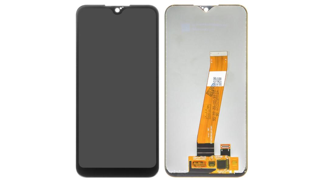 LCD SAMSUNG GALAXY A01 NEGRO CONECTOR DELGADO