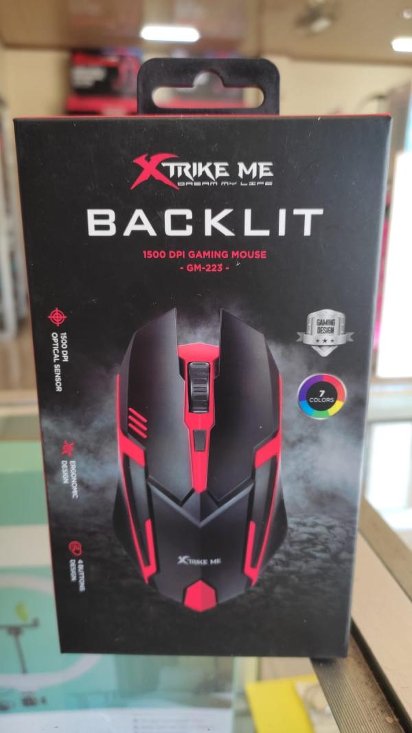 MOUSE ALAMBRICO XTRIKE ME  GAMING  GM-223