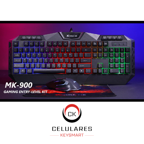 TECLADO MOUSE PAD Y MOUSE ALAMBRICO XTRIKE ME  GAMING  MK-901KIT