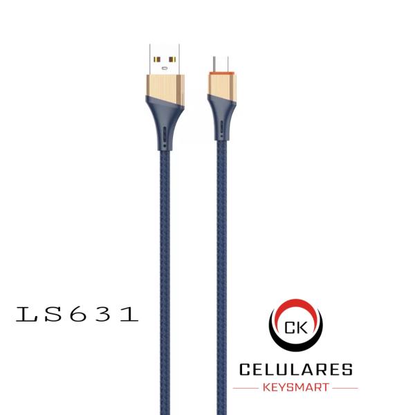 CABLE USB LDNIO  NEGRO V8 /LS631