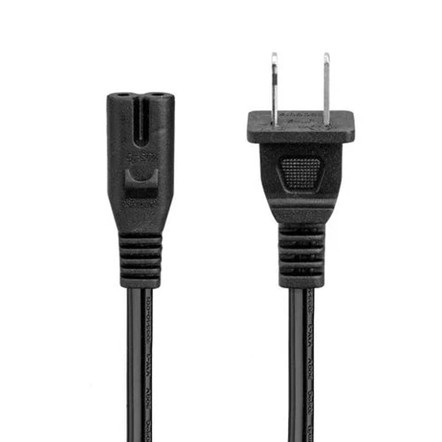 CABLE  DE CARGA PARA BOCINA AC / RADIO ESPIGA ANTIGUA