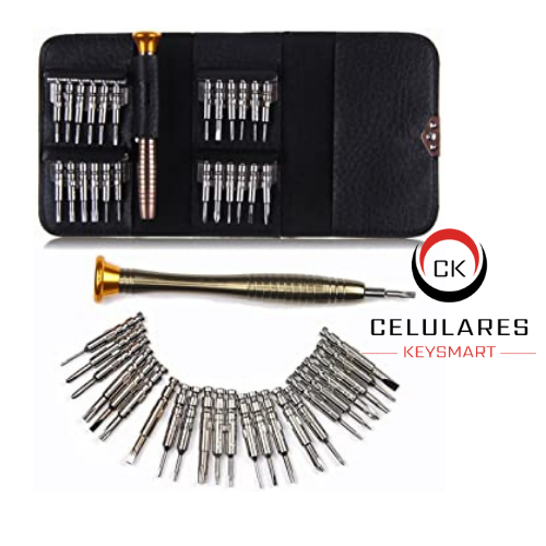 SET DE DESTORNILLADOR CON EXTENSIONES 25 EN 1