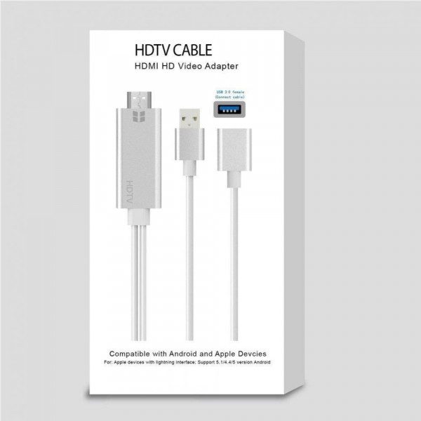 CABLE HDMI USB IPHONE HDTV CABLE