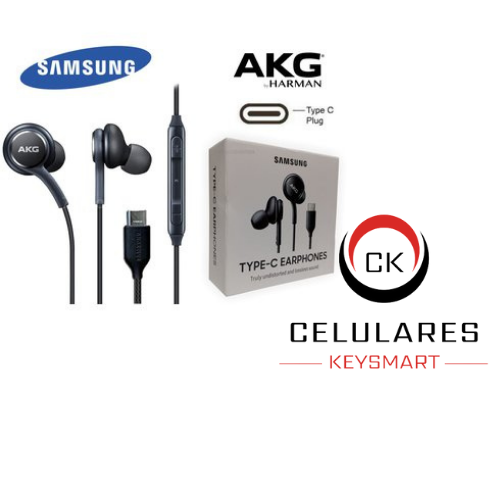 AUDIFONOS MANOS LIBRES SAMSUNG  AKG TIPO C CAJA BLANCA