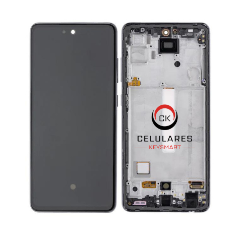 LCD SAMSUNG ORIGINAL A52 / A525 LTE 4G CON MARCO NEGRO