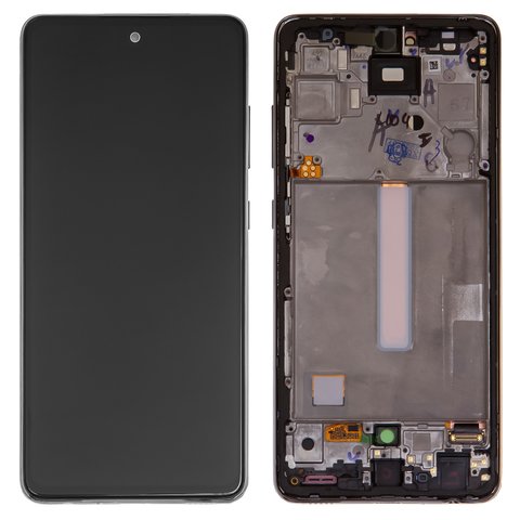 LCD SAMSUNG OLED A52 / A525 LTE 4G CON MARCO NEGRO