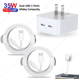 CUBO CARGADOR USB-C+C LIGHTNING IPHONE 35W