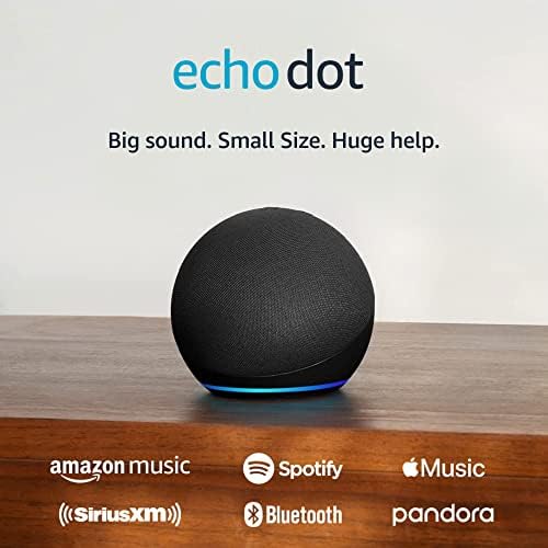 BOCINA BLUETOOTH ALEXA ECHO DOT 5TH GENERACION SIN RELOJ NEGRA