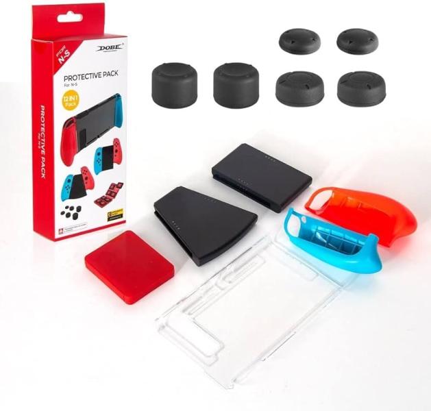 PAQUETE DE PROTECTORES PARA NINTENDO SWITCH/TNS-0162 VARIOS
