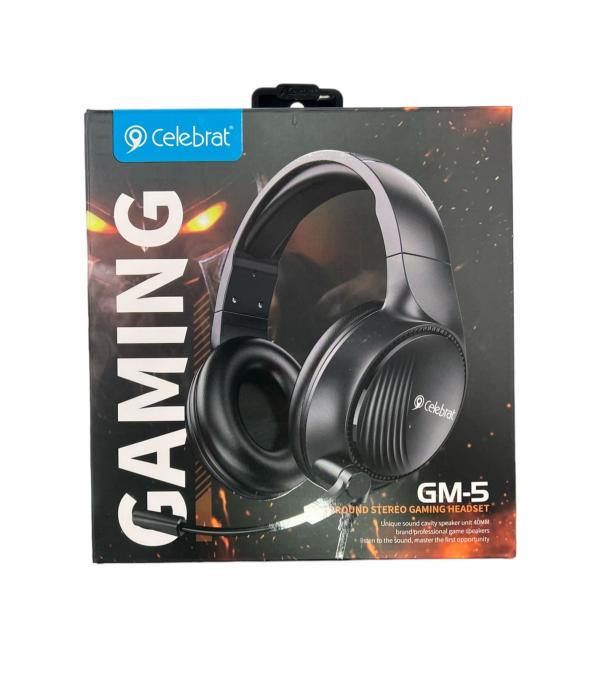 AUDIFONO CELEBRAT YISON / CELEBRAT GAMING HEADSET/ RGB GM-5