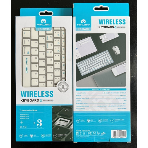 TECLADO  INALAMBRICO MIKUSO KB-BW05