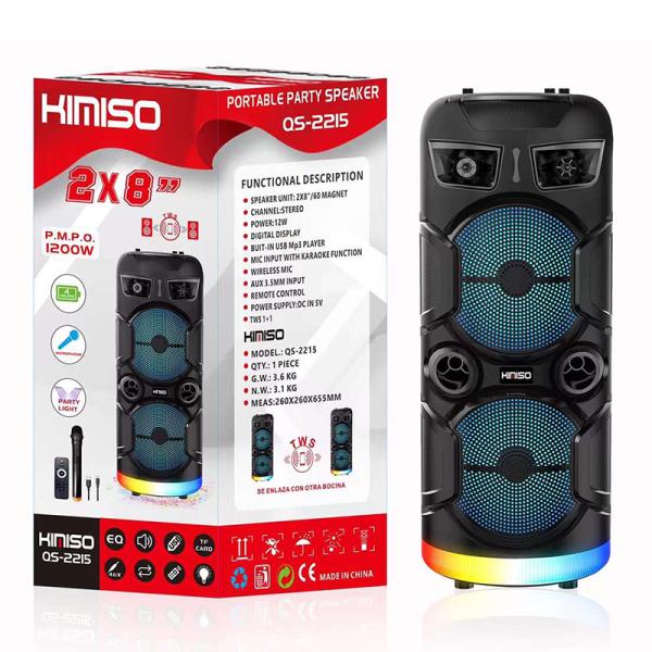 BOCINA BLUETOOTH  KIMISO QS-2215