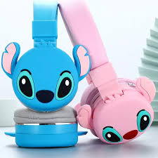 AUDIFONO BLUETOOTH DIADEMA ANIMADO STITCH / AH-806 / GA-208B