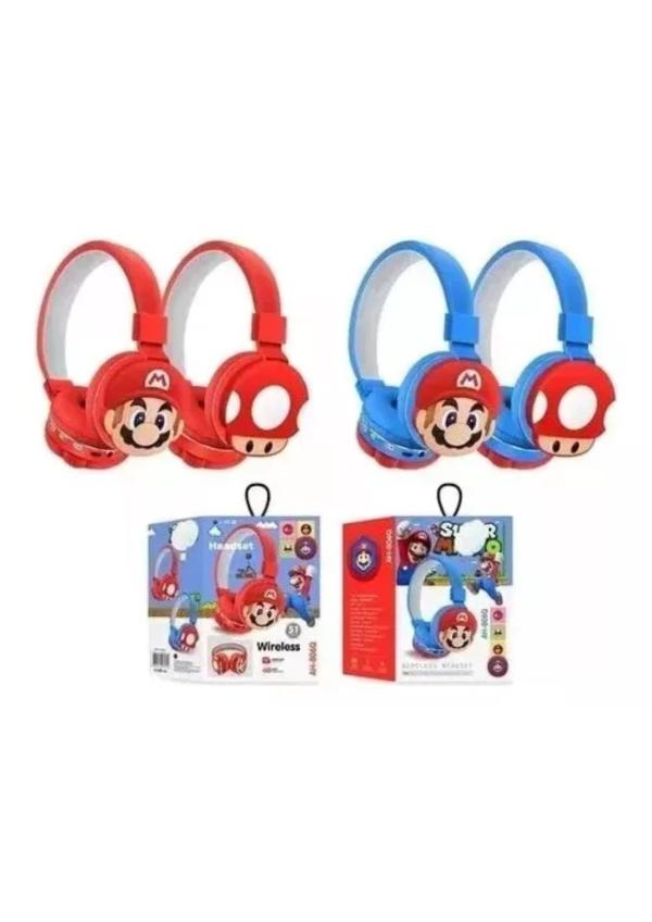 AUDIFONO BLUETOOTH DIADEMA ANIMADO ( PANA ) MARIO