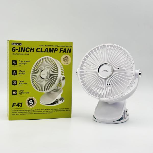ABANICO CON LAMPARA RECARGABLE REMAX F41