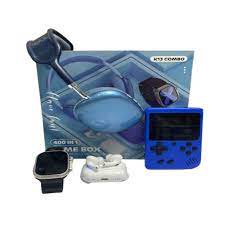 SET K13 / AUDIFONO INALAMBRICO AIRPODS MAX, AIRPODS, SMART WATCH Y CONSOLA RETRO