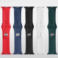 FAJA DE SILICON APPLE WATCH COLORES VARIOS 42/44/45/49MM
