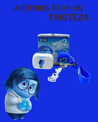 AUDIFONOS BLUETOOTH CON LLAVERO KR-IN2 / INSIDE OUT / INTENSAMENTE TRISTESA