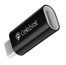ADAPTADOR OTG CELEBRAT LIGHTNING HEMBRA / TIPO C MACHO CA-02